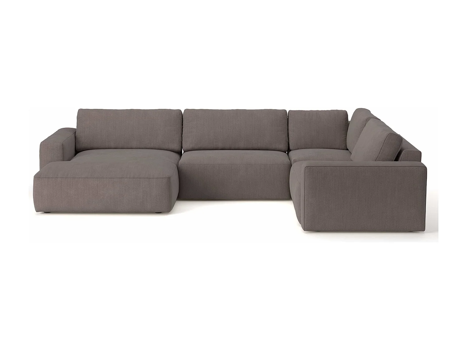 MYHOMELANDO Lasso canapé panoramique – forme en U, tissu Campsbay