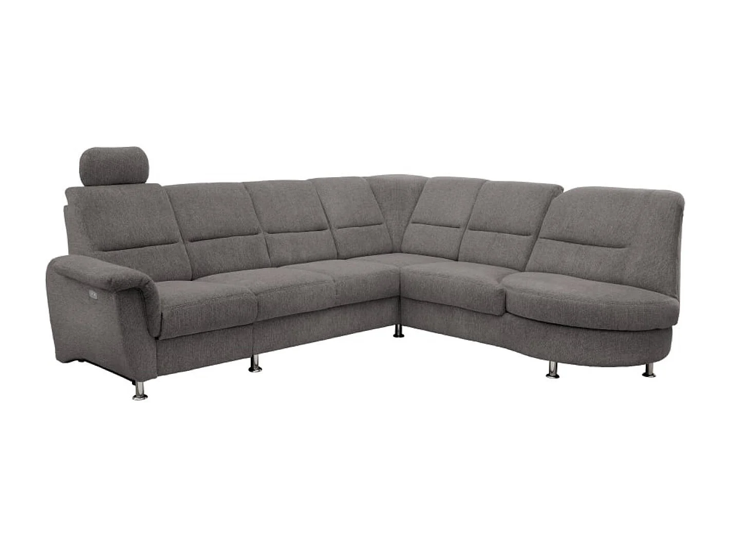 MYHOMELANDO Paris II hoekbank – L-vorm met elektrische relaxfunctie en draaifauteuil