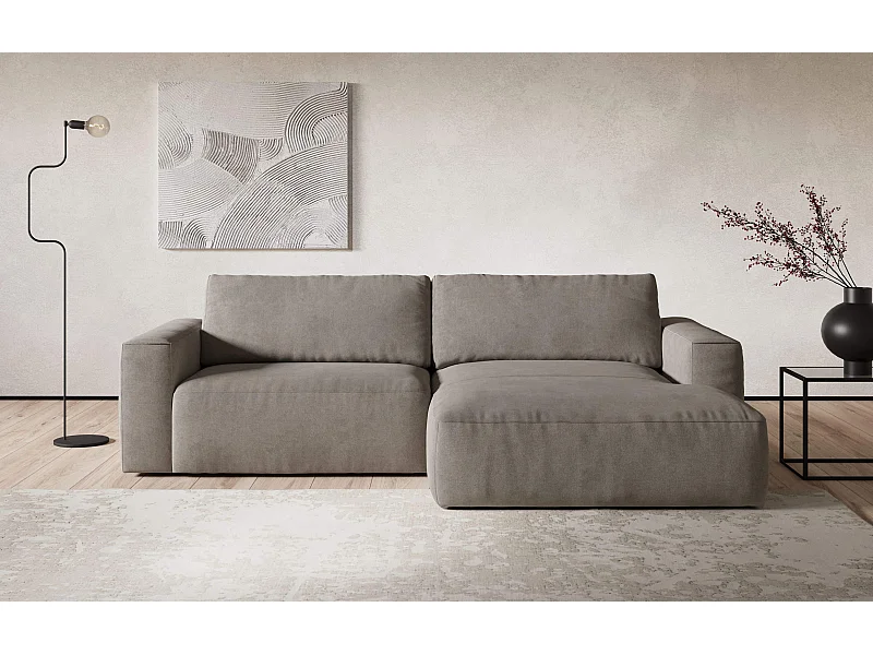 MYHOMELANDO hoekbank Lasso – L-vorm met waterafstotende stof, 3-zits