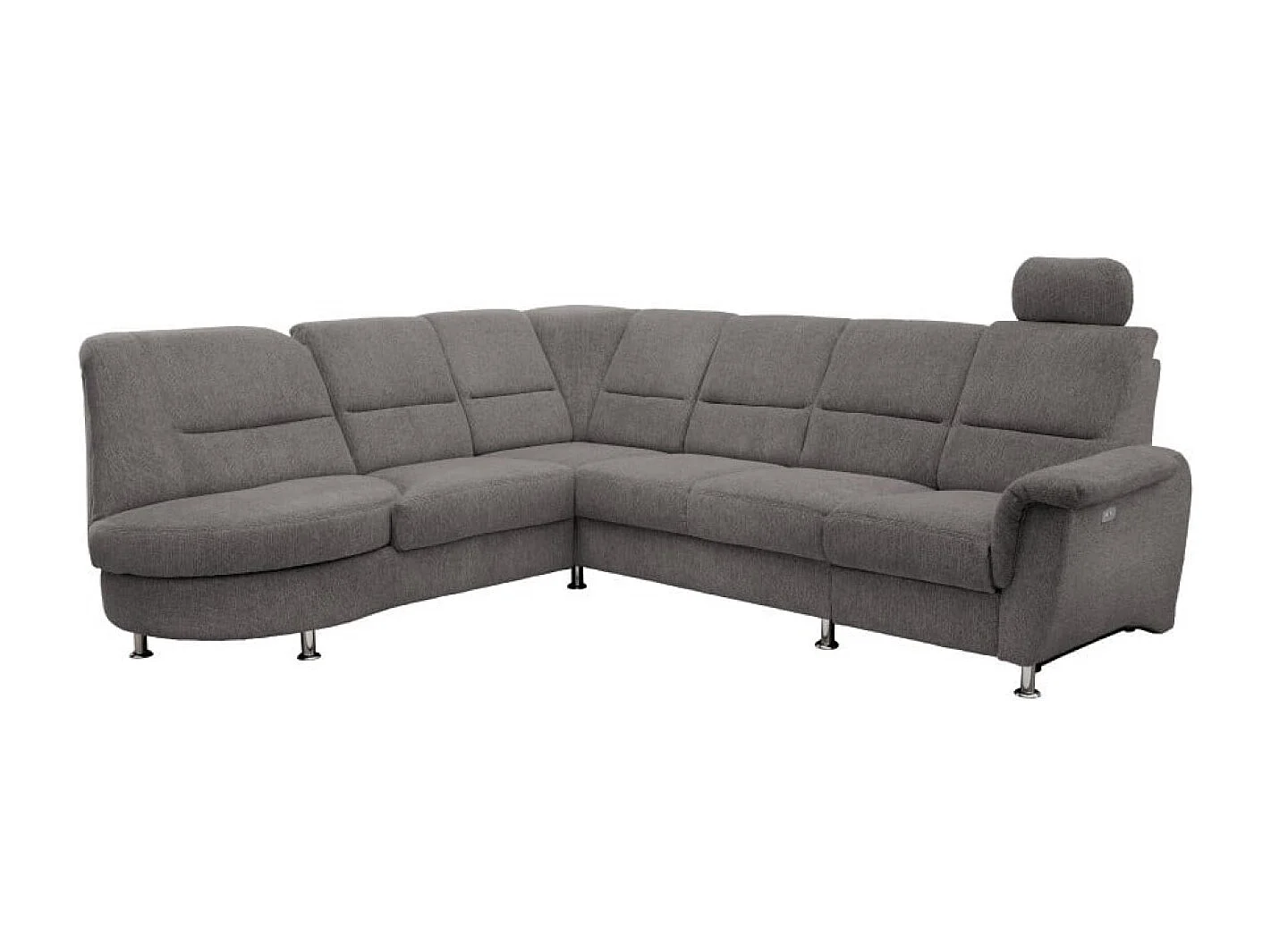 MYHOMELANDO Paris II hoekbank – L-vorm met elektrische relaxfunctie en draaifauteuil