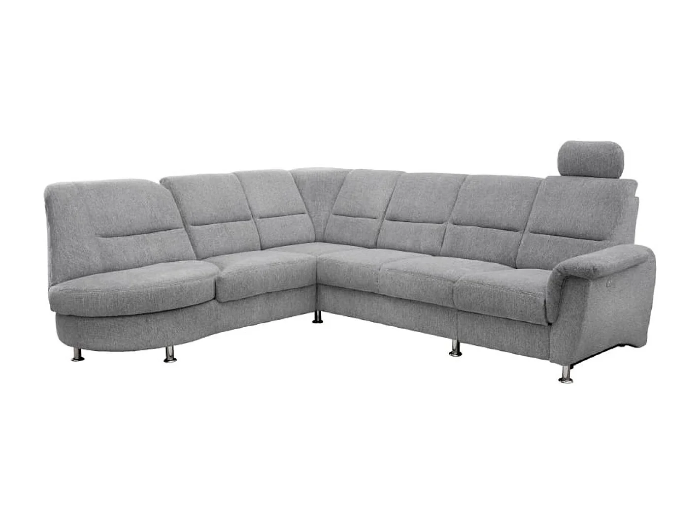 MYHOMELANDO Paris II hoekbank – L-vorm met elektrische relaxfunctie en draaifauteuil