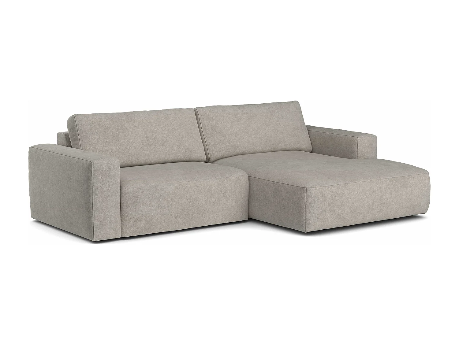 MYHOMELANDO hoekbank Lasso – L-vorm met waterafstotende stof, 3-zits