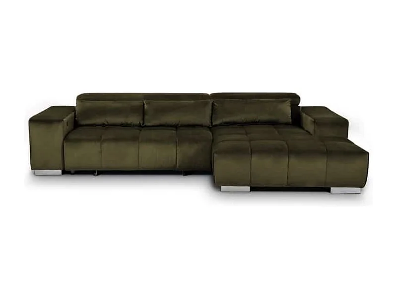 MYHOMELANDO Orion hoekbank – L-vorm met elektrische zitverstelling en verstelbare hoofdsteunen