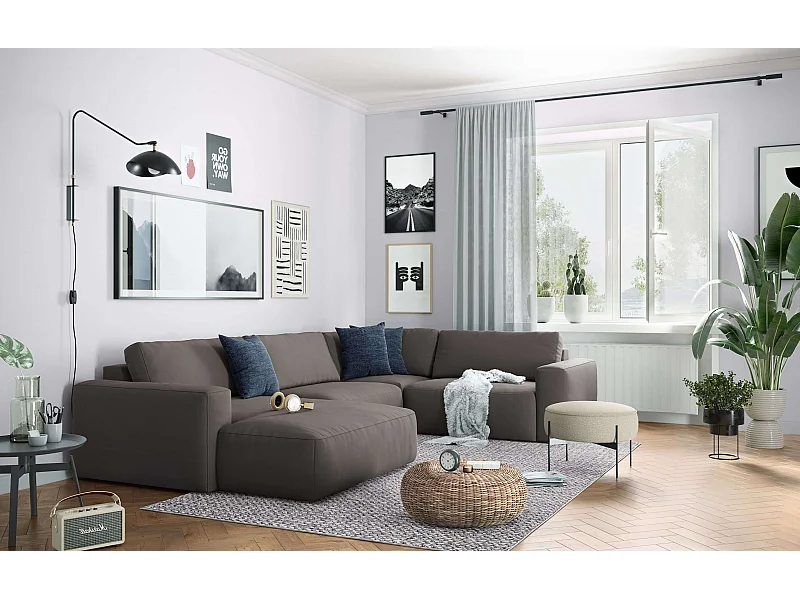 MYHOMELANDO Lasso woonlandschap – U-vorm, Campsbay-stof