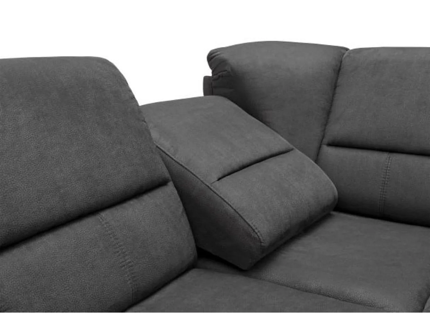 MYHOMELANDO Paris II hoekbank – L-vorm met elektrische relaxfunctie en draaifauteuil