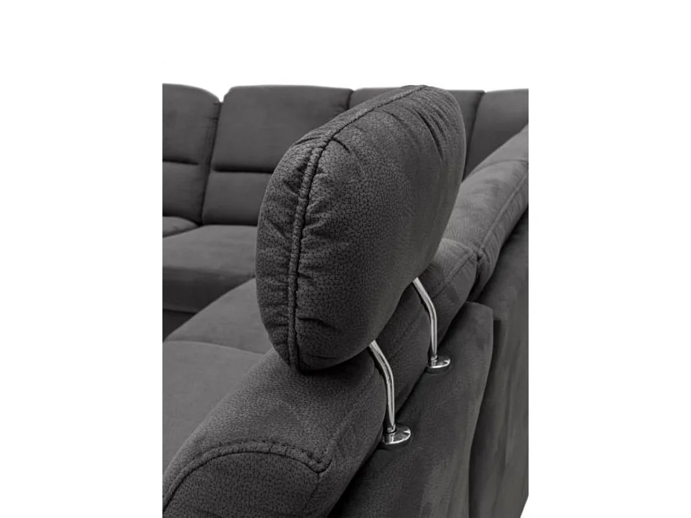 MYHOMELANDO Paris II hoekbank – L-vorm met elektrische relaxfunctie en draaifauteuil