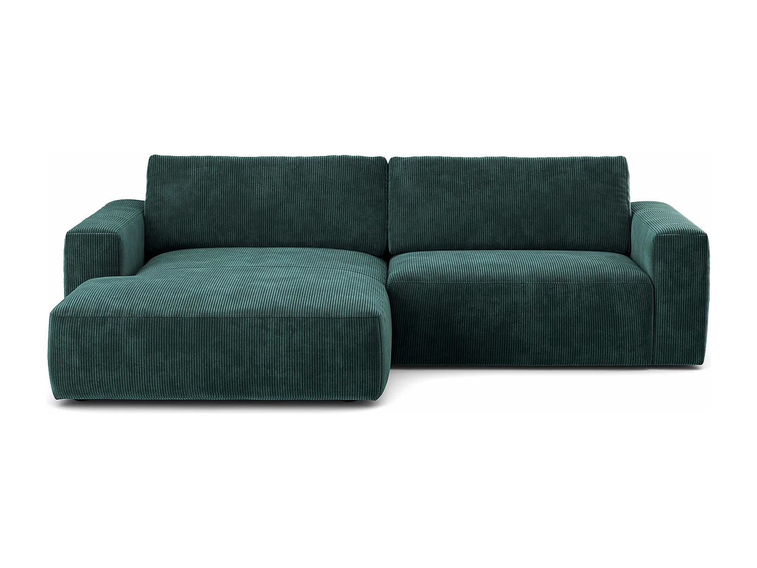 MYHOMELANDO hoekbank Lasso – L-vorm in cord, 3-zits