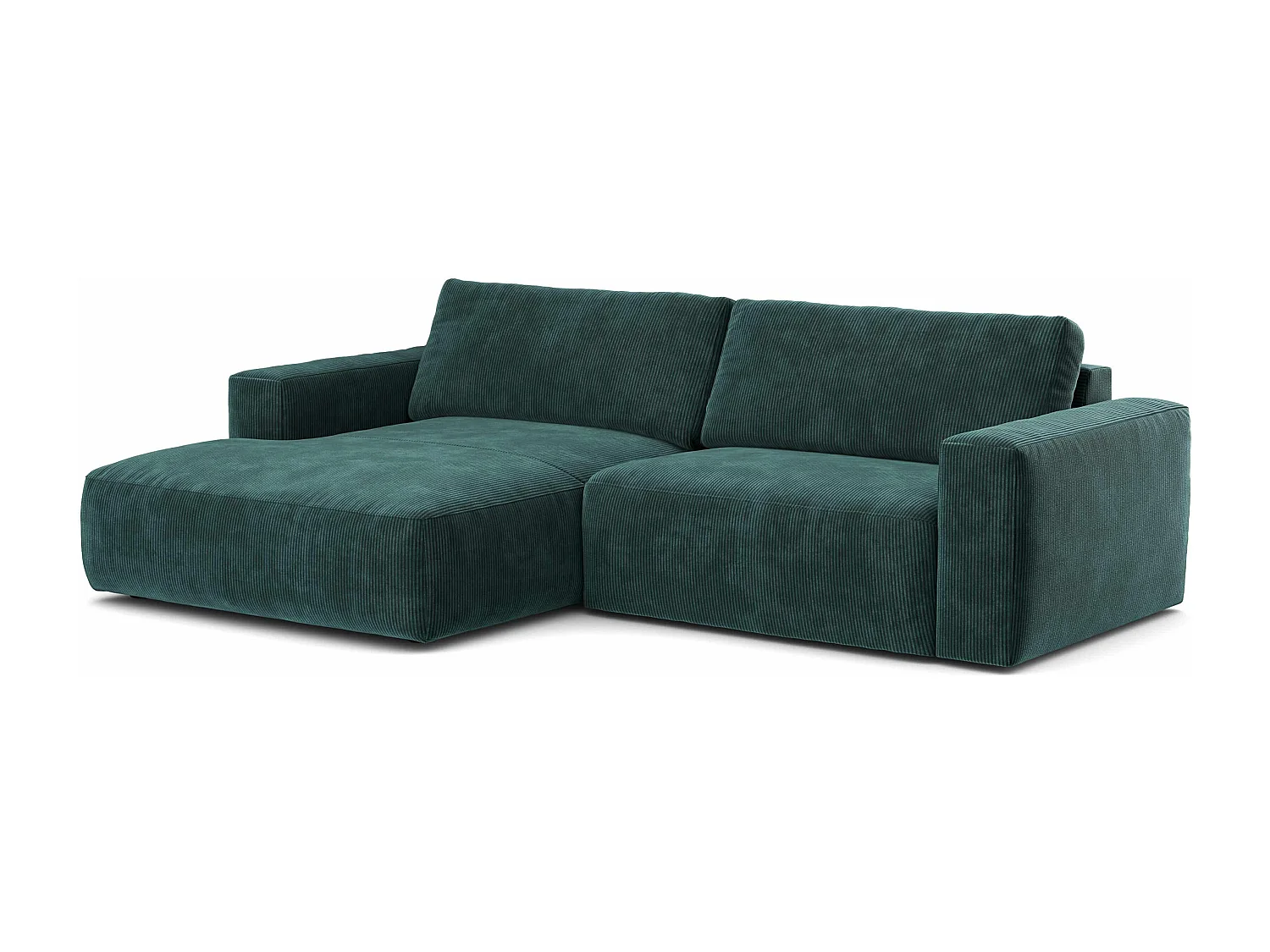 MYHOMELANDO hoekbank Lasso – L-vorm in cord, 3-zits