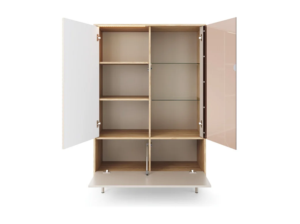 Vitrine AMBIHOME LILLA - Caxemira, C100xA152xP40cm