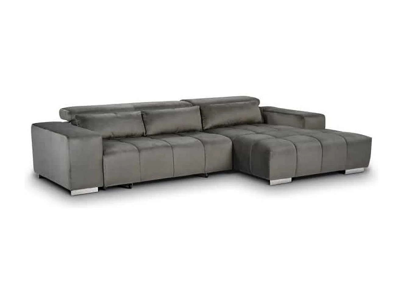 MYHOMELANDO Orion hoekbank – L-vorm met elektrische zitverstelling en verstelbare hoofdsteunen