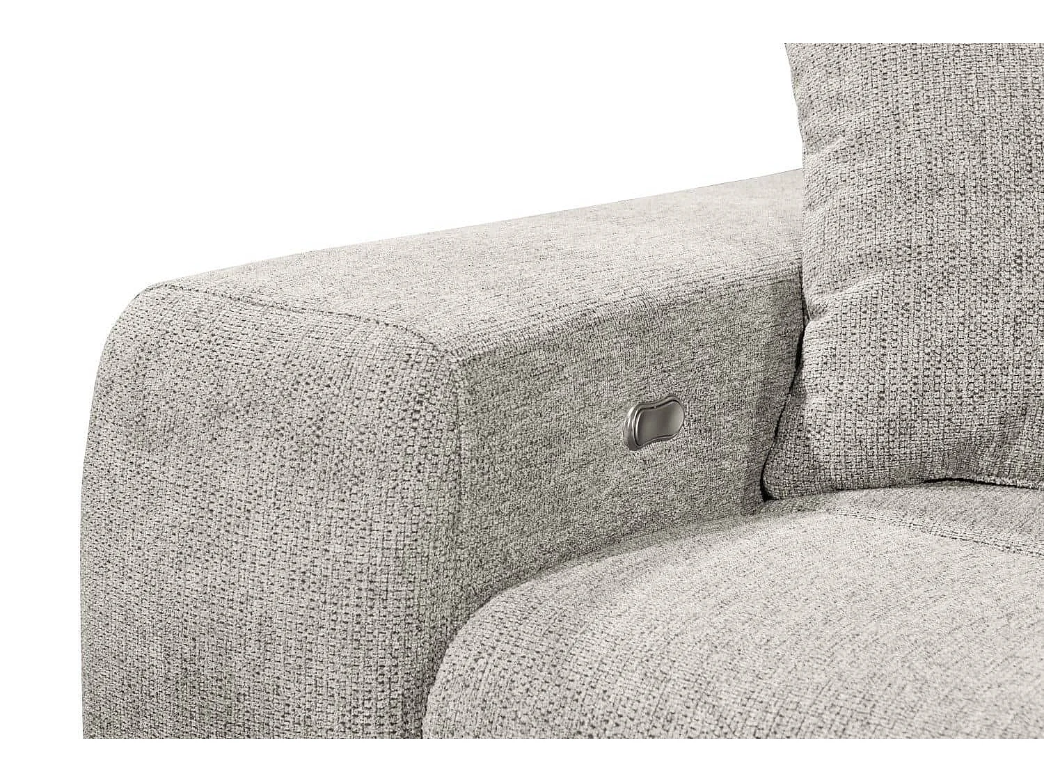 MYHOMELANDO hoekbank Sydney – L-vorm met elektrische zitverstelling en opbergruimte