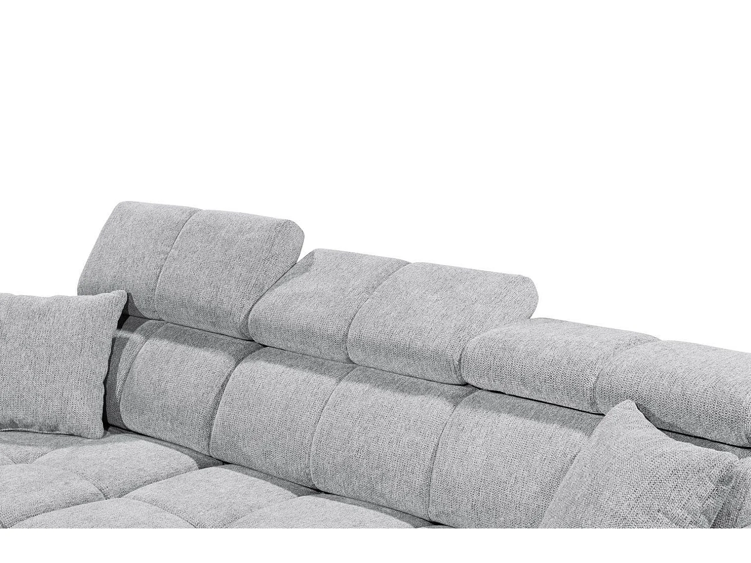 MYHOMELANDO hoekbank Sydney – L-vorm met elektrische zitverstelling en opbergruimte