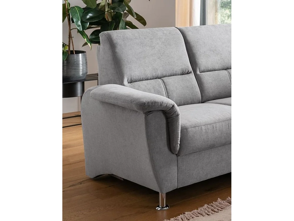 MYHOMELANDO Paris 3 canapé d’angle – forme en L avec noyau à ressorts et mousse confort