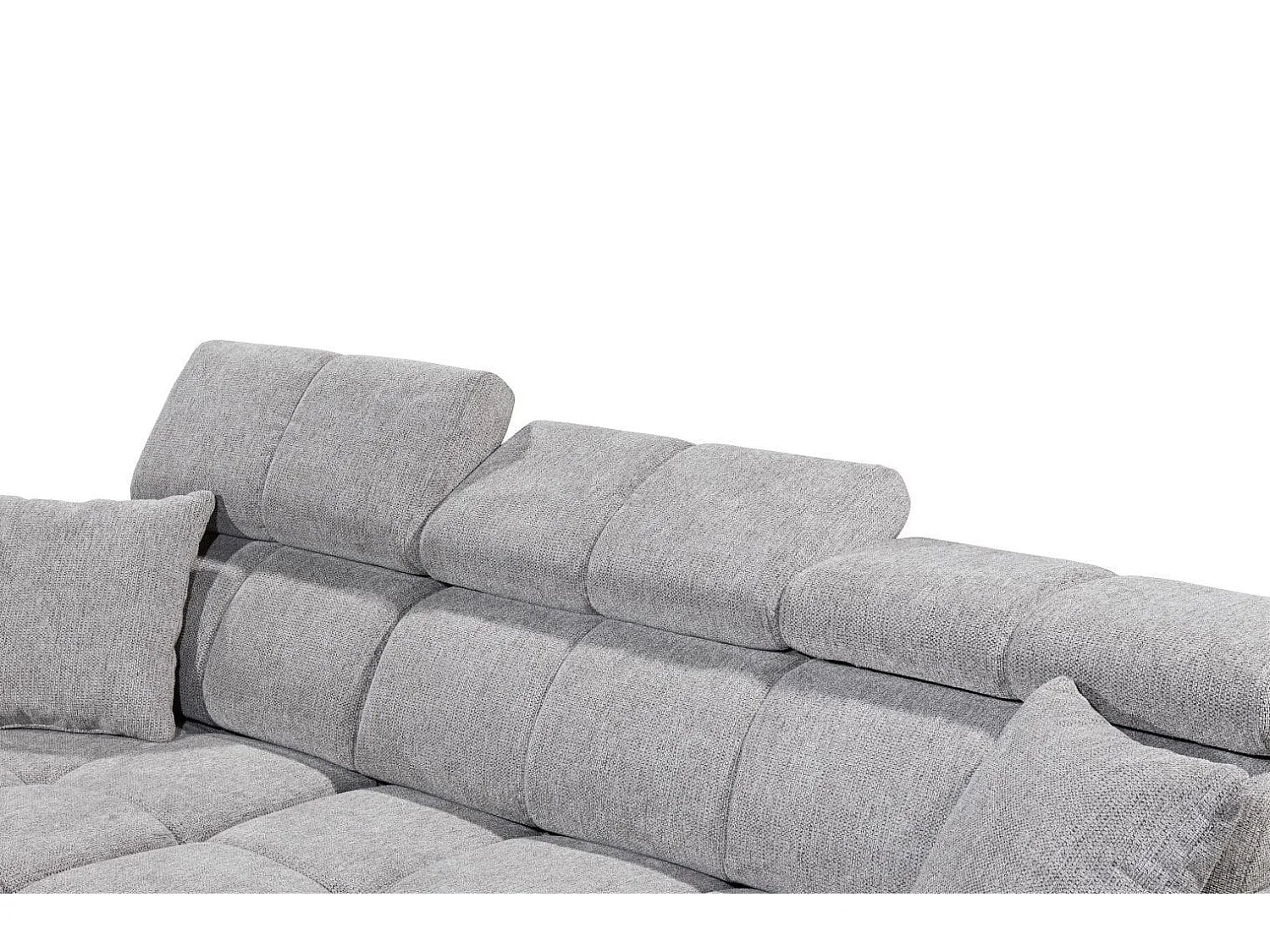 MYHOMELANDO hoekbank Sydney – L-vorm met elektrische zitverstelling en opbergruimte