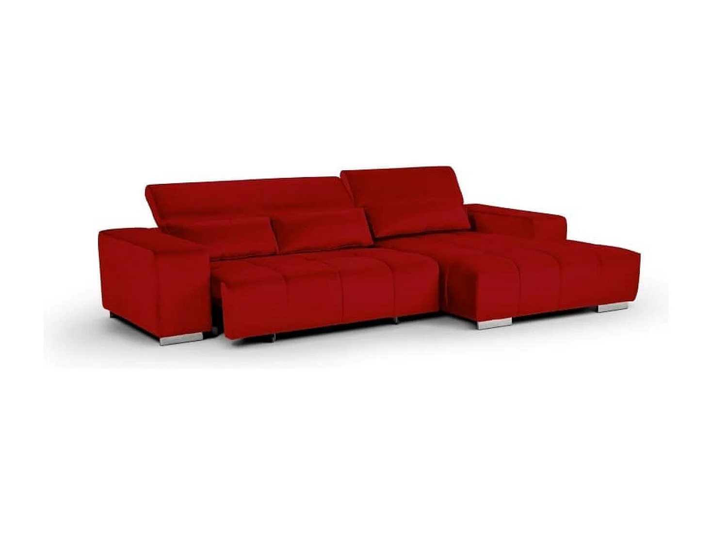 MYHOMELANDO Orion hoekbank – L-vorm met elektrische zitverstelling en verstelbare hoofdsteunen