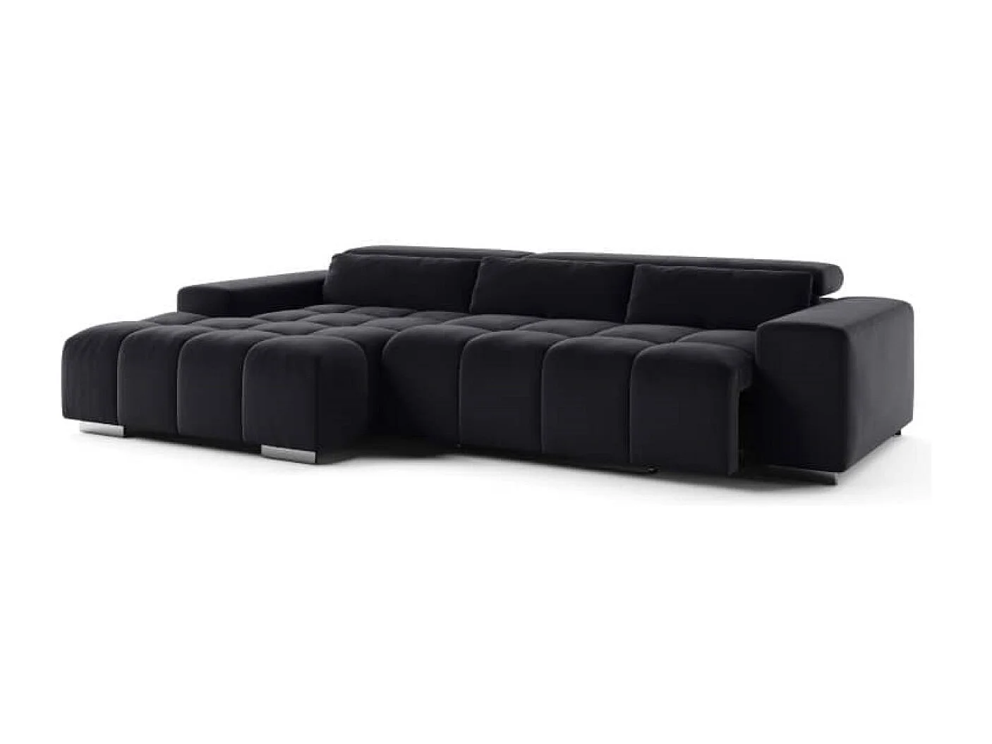 MYHOMELANDO Orion hoekbank – L-vorm met elektrische zitverstelling en verstelbare hoofdsteunen