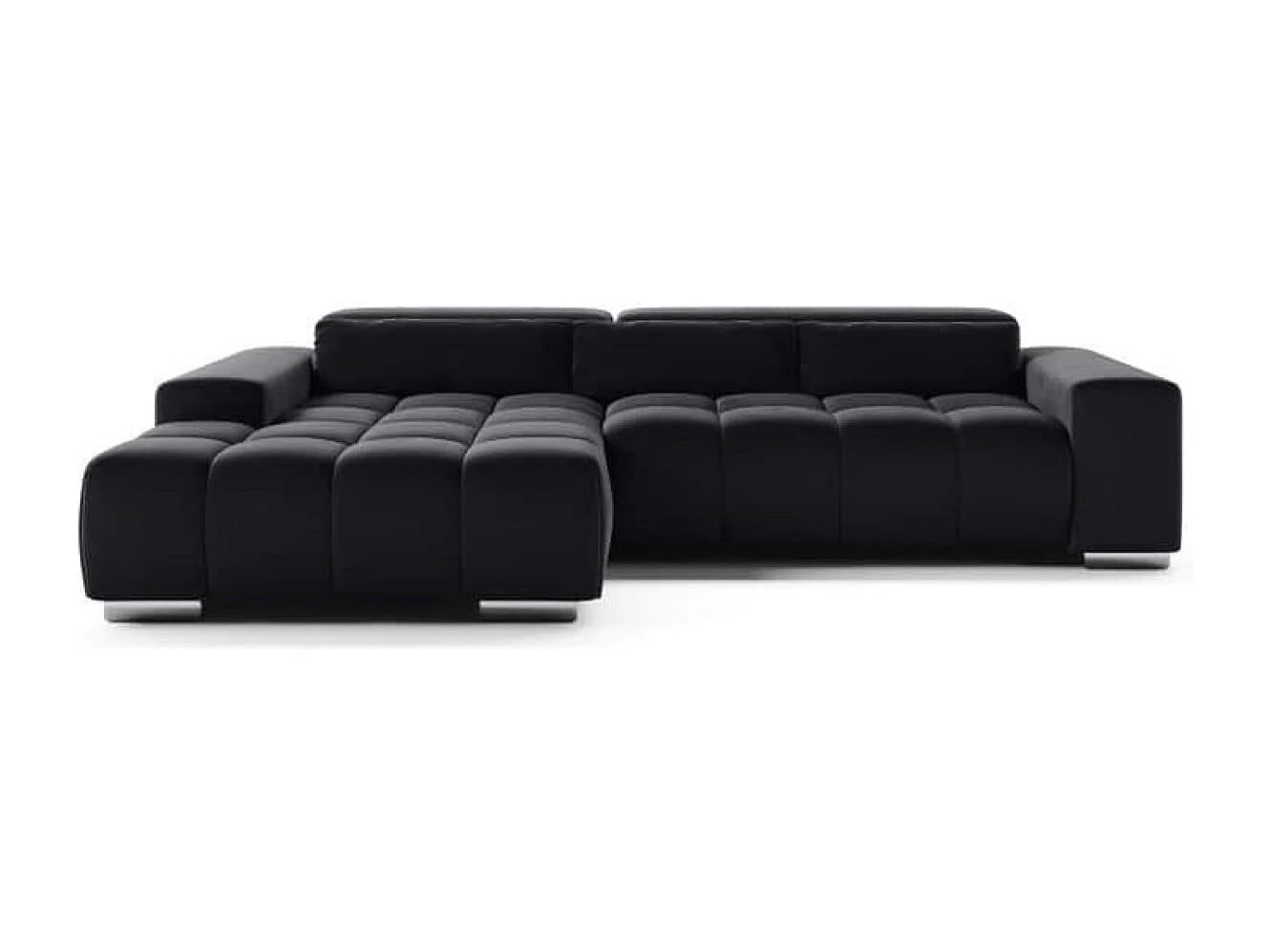 MYHOMELANDO Orion hoekbank – L-vorm met elektrische zitverstelling en verstelbare hoofdsteunen