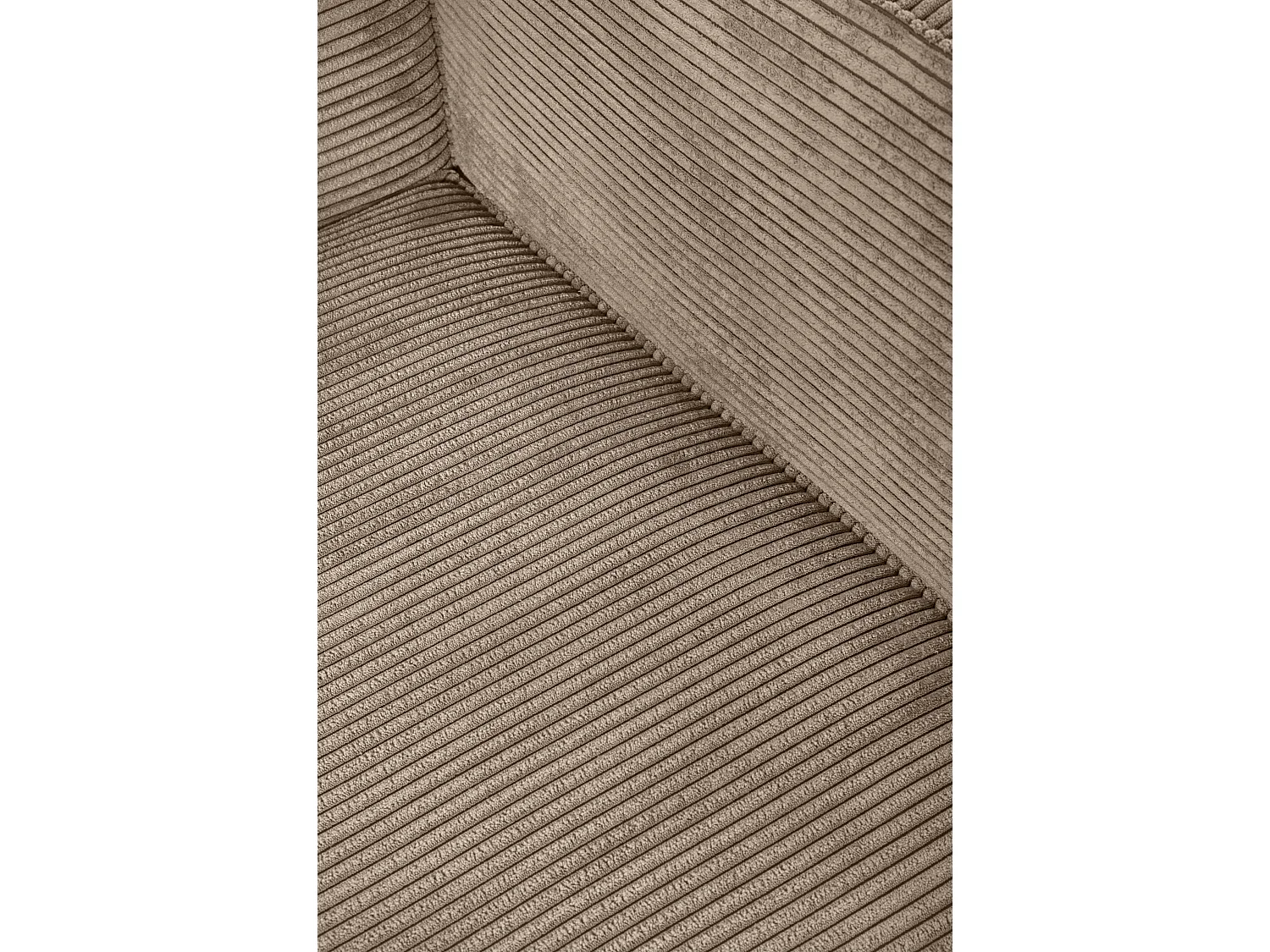 Sofa 3 plazas Chaiselongue tapizado pana piedra