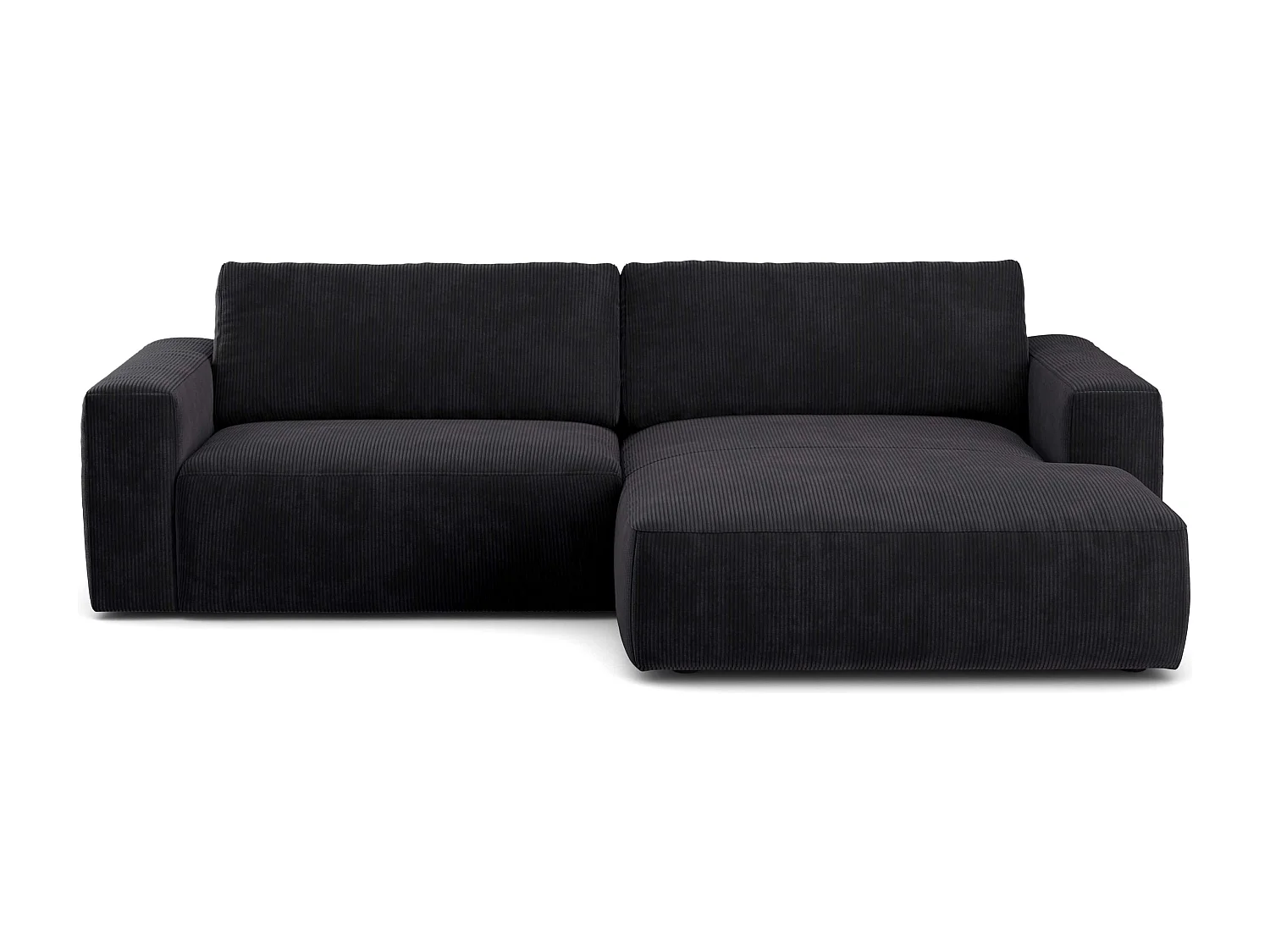 MYHOMELANDO hoekbank Lasso – L-vorm in cord, 3-zits