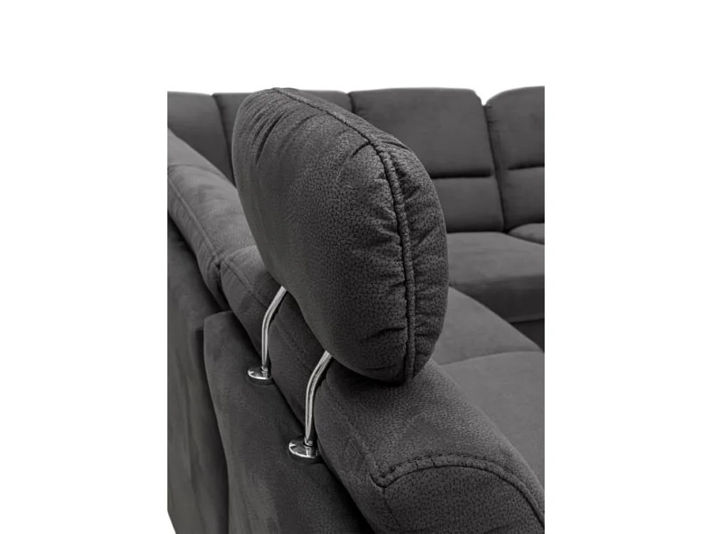 MYHOMELANDO Paris II hoekbank – L-vorm met elektrische relaxfunctie en draaifauteuil