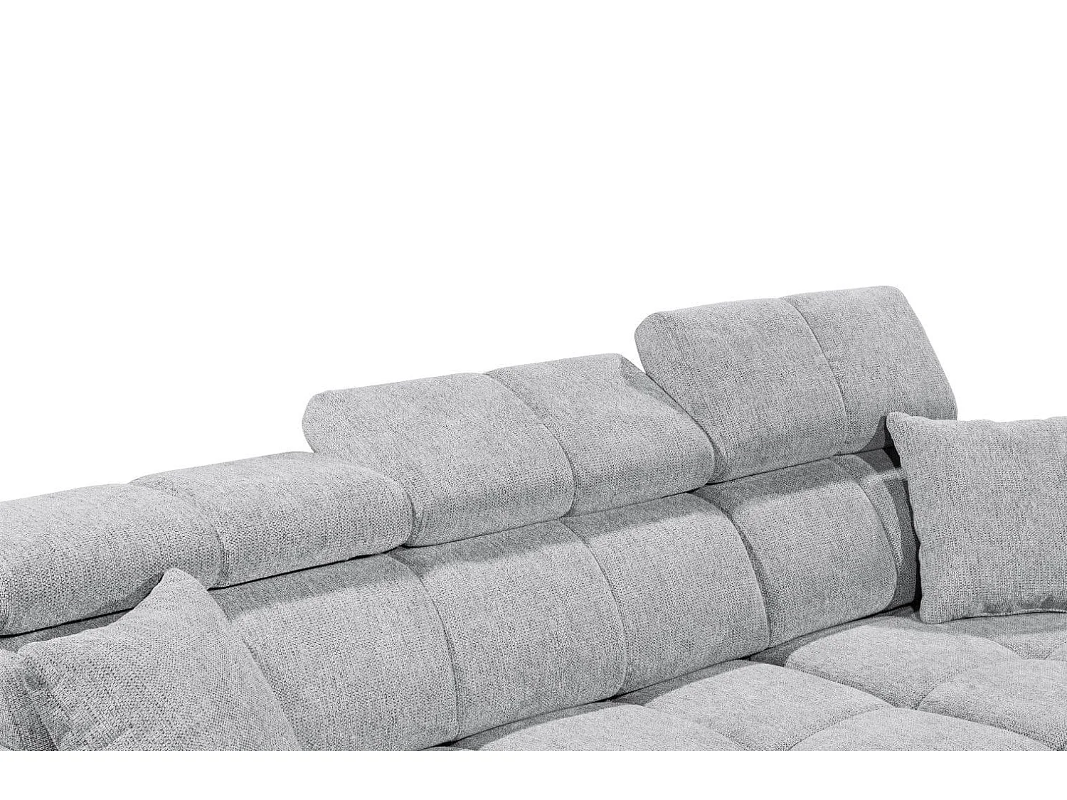 MYHOMELANDO hoekbank Sydney – L-vorm met elektrische zitverstelling en opbergruimte