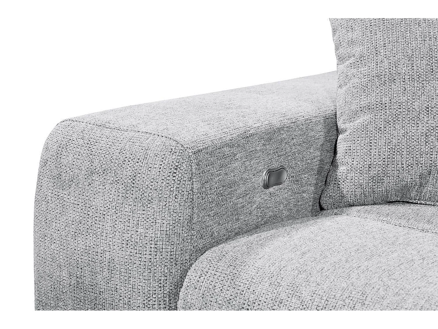 MYHOMELANDO hoekbank Sydney – L-vorm met elektrische zitverstelling en opbergruimte