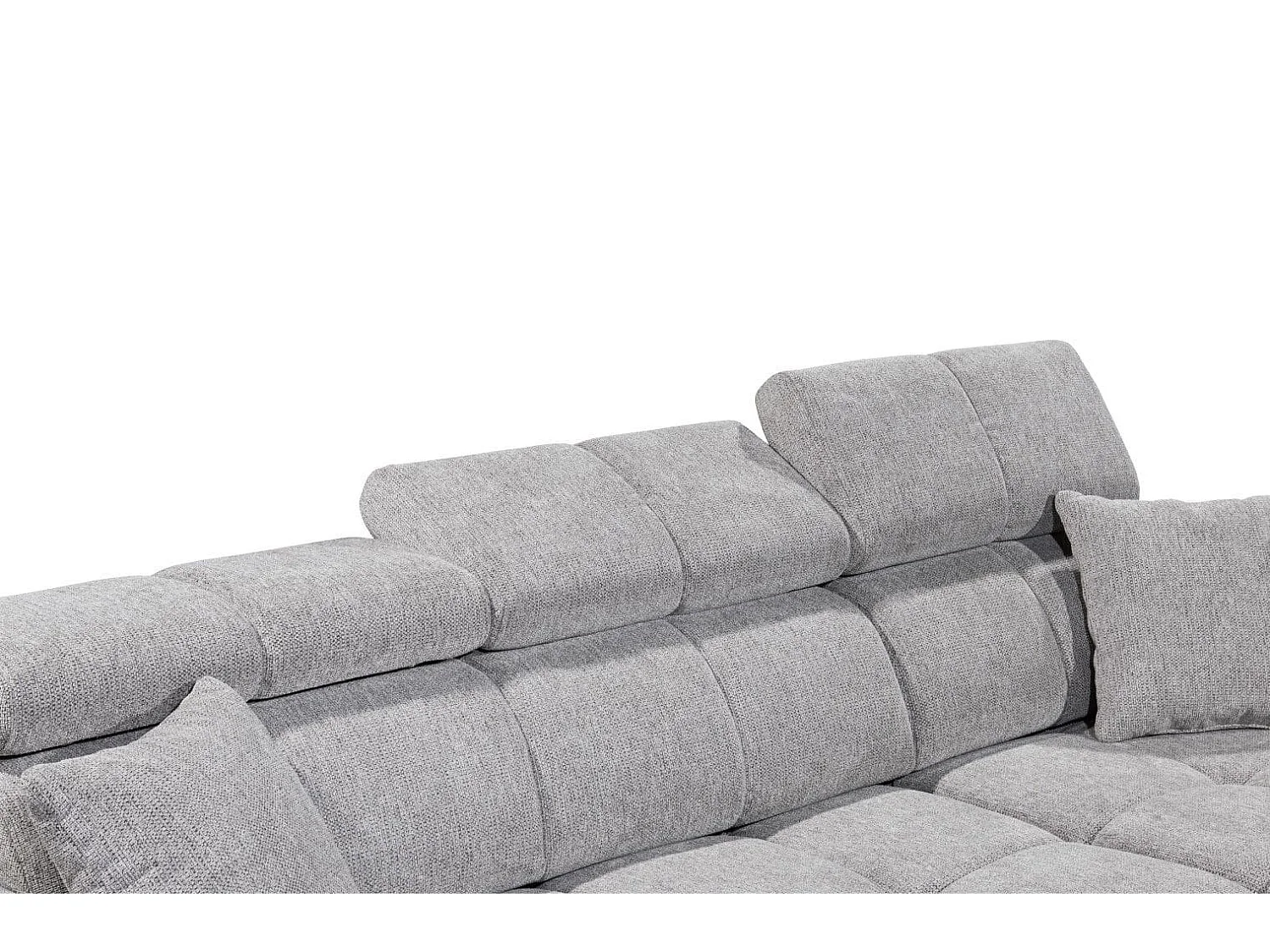 MYHOMELANDO hoekbank Sydney – L-vorm met elektrische zitverstelling en opbergruimte