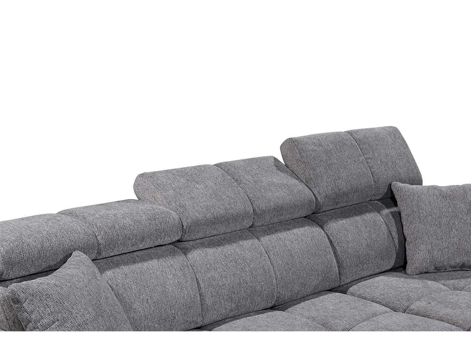 MYHOMELANDO hoekbank Sydney – L-vorm met elektrische zitverstelling en opbergruimte