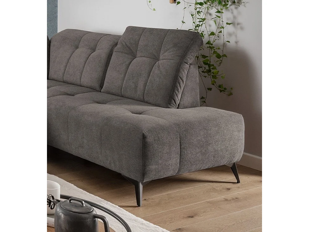 MYHOMELANDO Summer woonlandschap – U-vorm in Coroni-stof met elektrische relaxfunctie