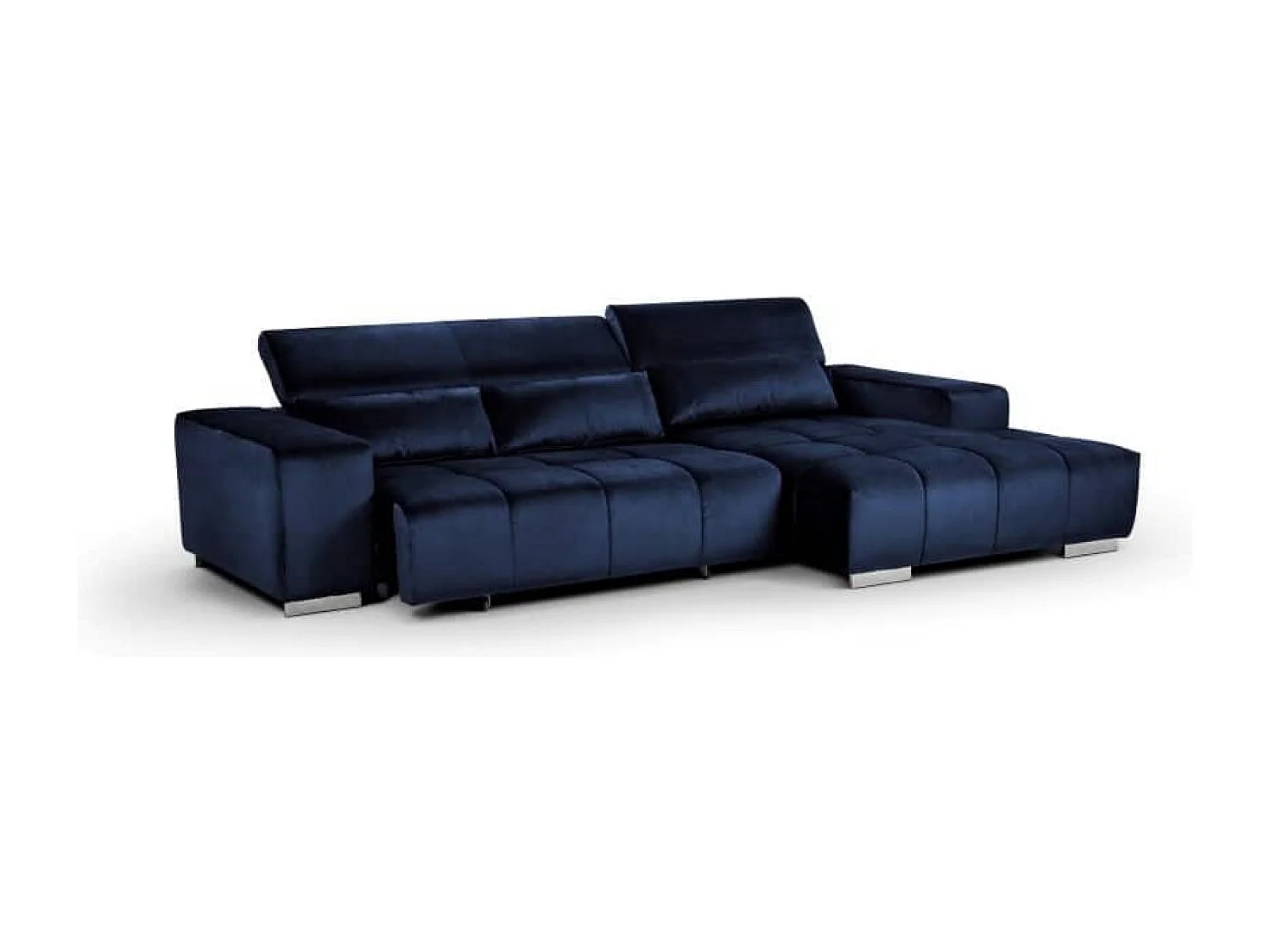 MYHOMELANDO Orion hoekbank – L-vorm met elektrische zitverstelling en verstelbare hoofdsteunen