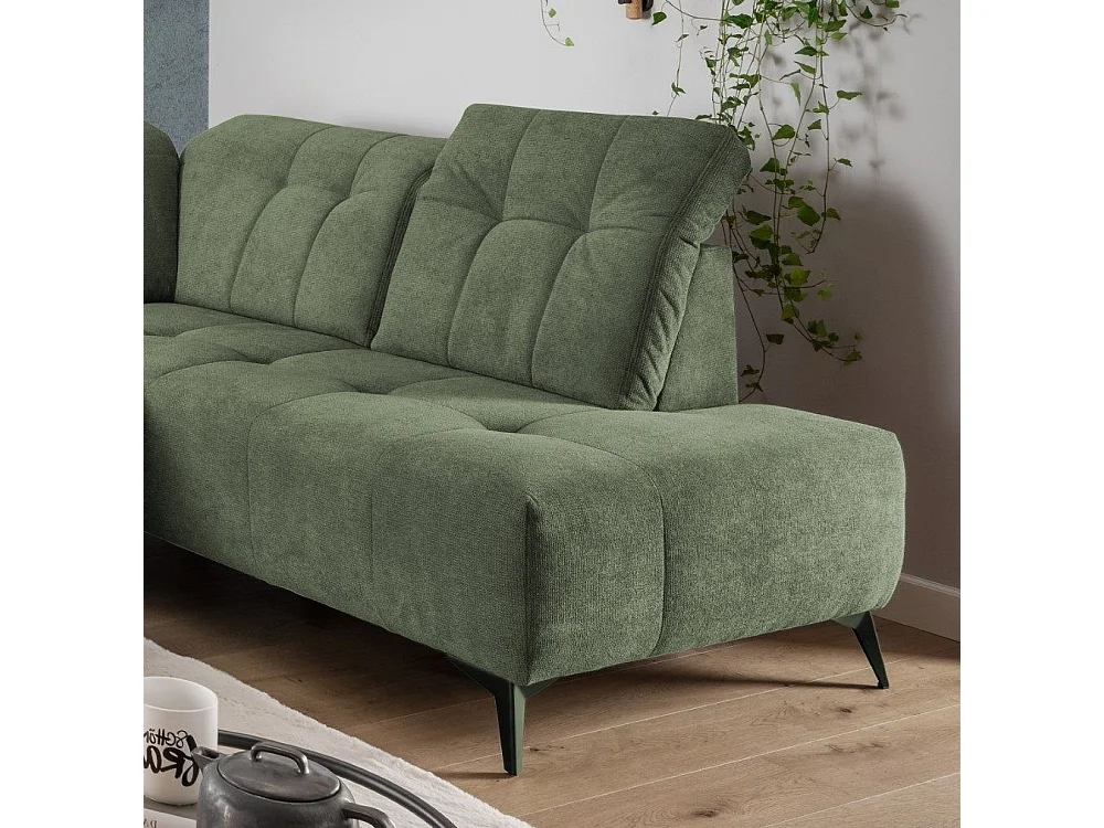 MYHOMELANDO Summer woonlandschap – U-vorm in Coroni-stof met elektrische relaxfunctie