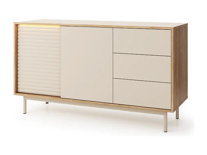 Aparador AMBIHOME LILLA 02 - Caxemira, C140xA77xP40cm