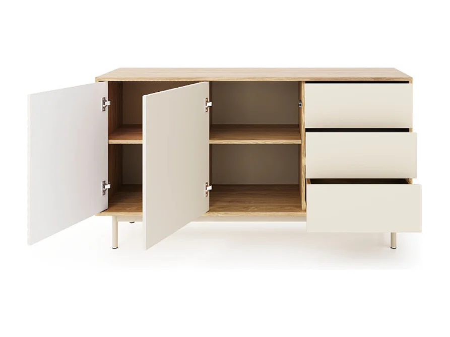 Aparador AMBIHOME LILLA 02 - Caxemira, C140xA77xP40cm