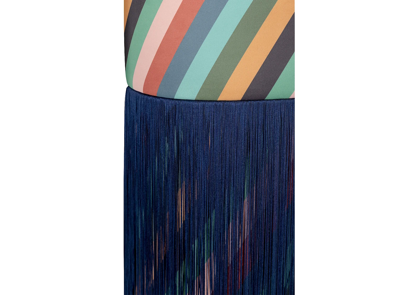 Pouf ottoman en velours