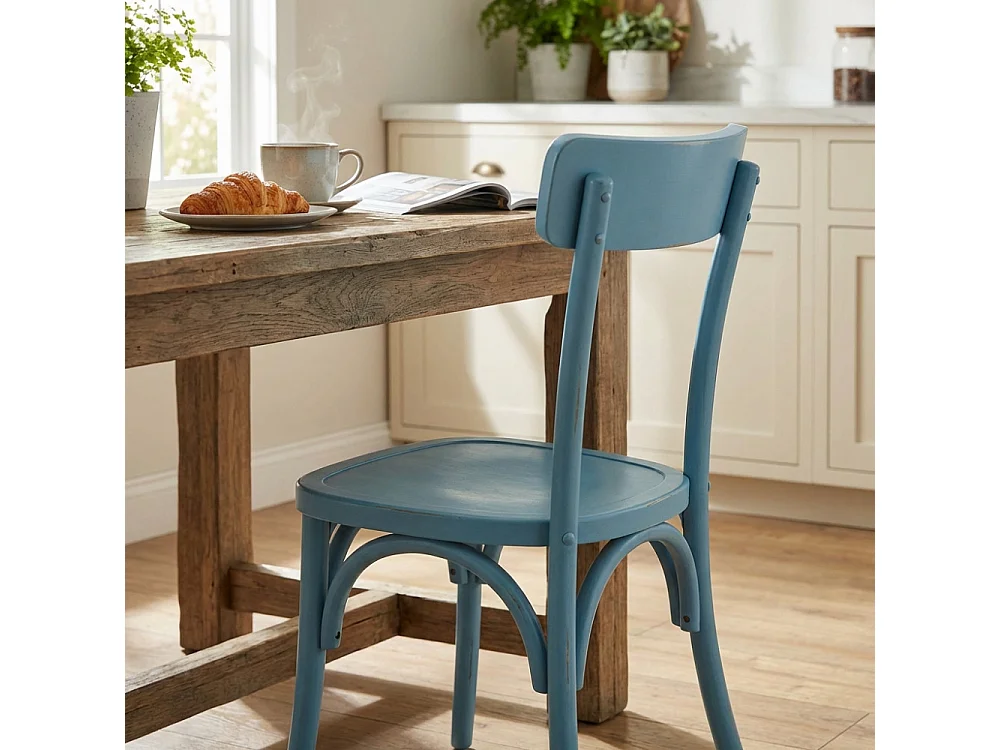 Holzstuhl POLLY Hellblau | Cosma | Farbe: Azzurro | Material: Holz