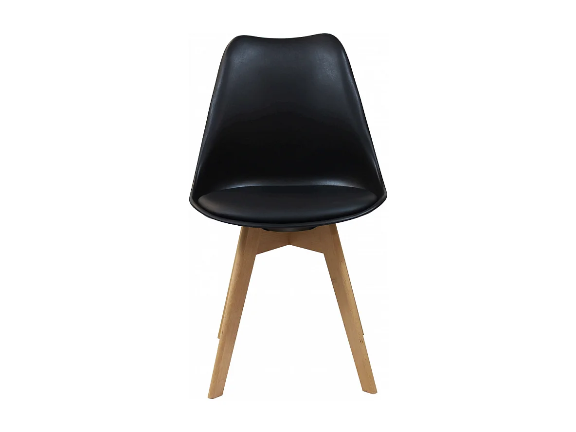 Stuhl MARSIGLIA Schwarz – Küchenstuhl | Cosma | Farbe: Noir