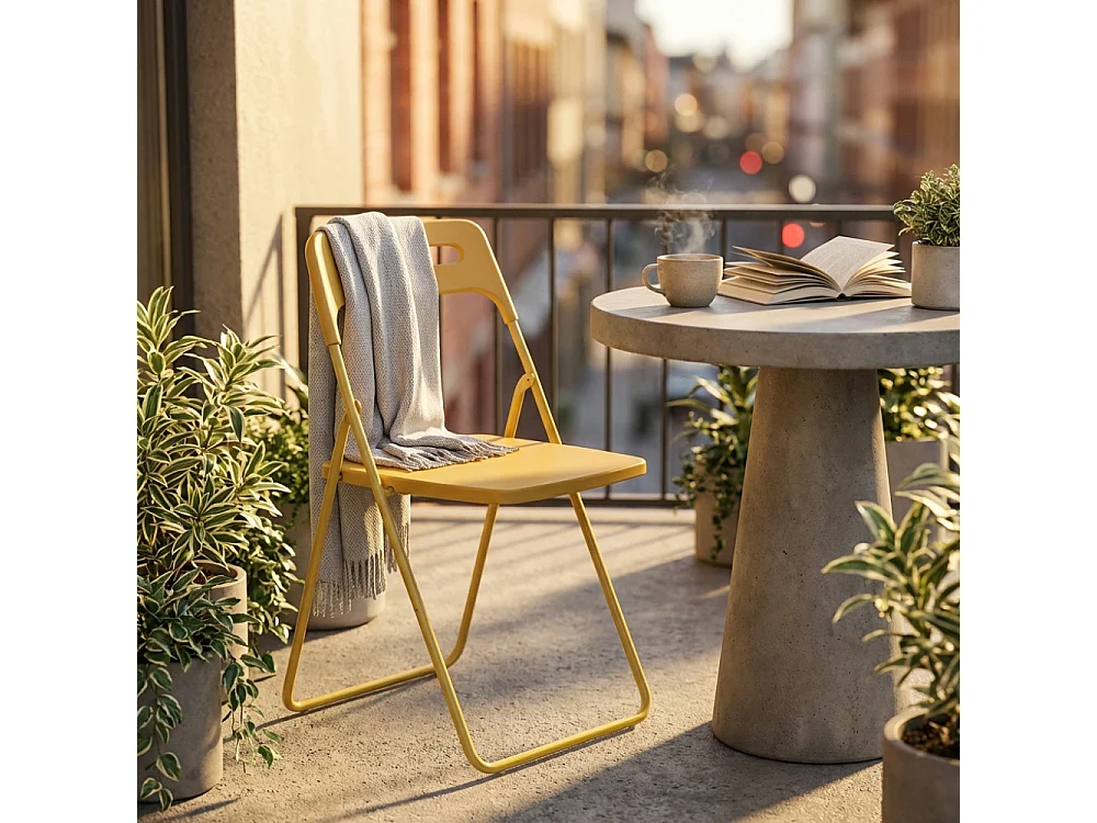 Klappstuhl ELISABETH Gelb | Cosma | Farbe: Jaune