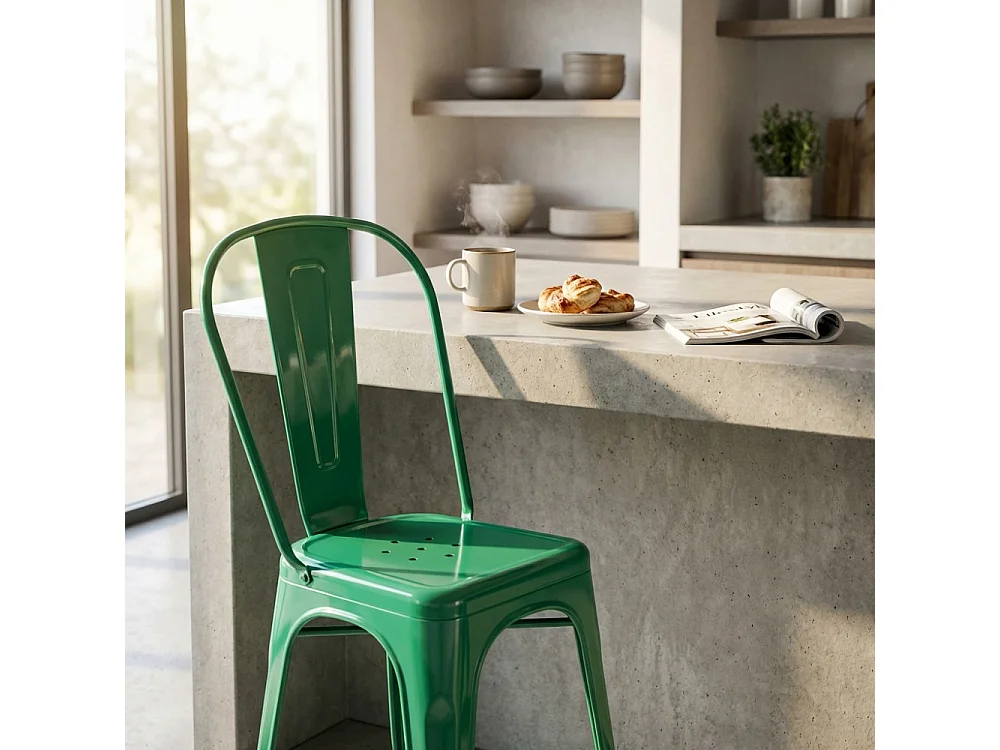 Stuhl LOLA Grün | Cosma | Farbe: Vert