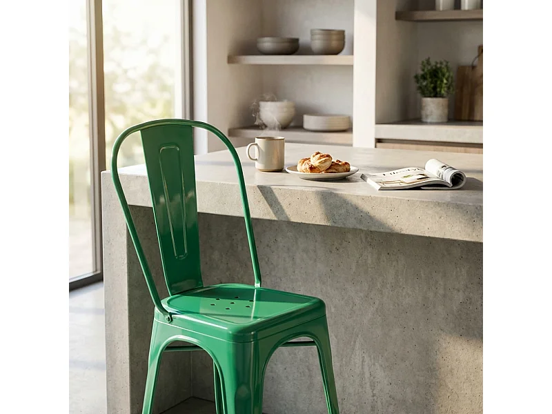 Stuhl LOLA Grün | Cosma | Farbe: Vert