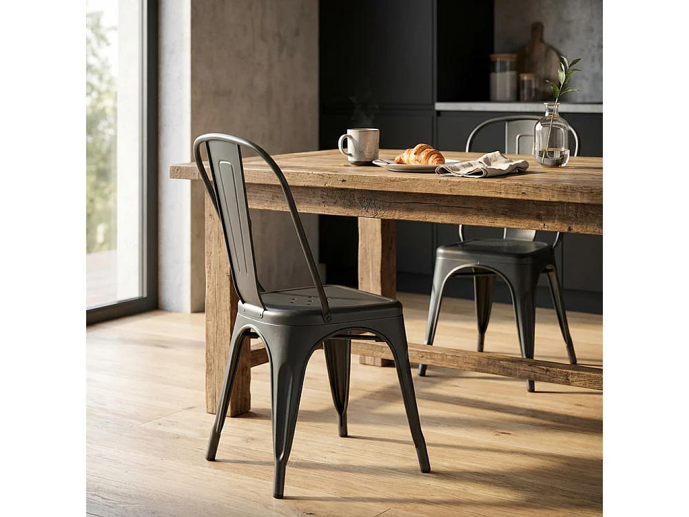 Stuhl LOLA Dunkelgrau | Cosma | Farbe: Gris