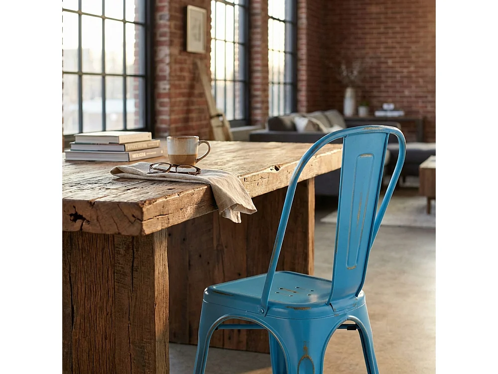 Stuhl LOLA Hellblau | Cosma | Farbe: Azzurro