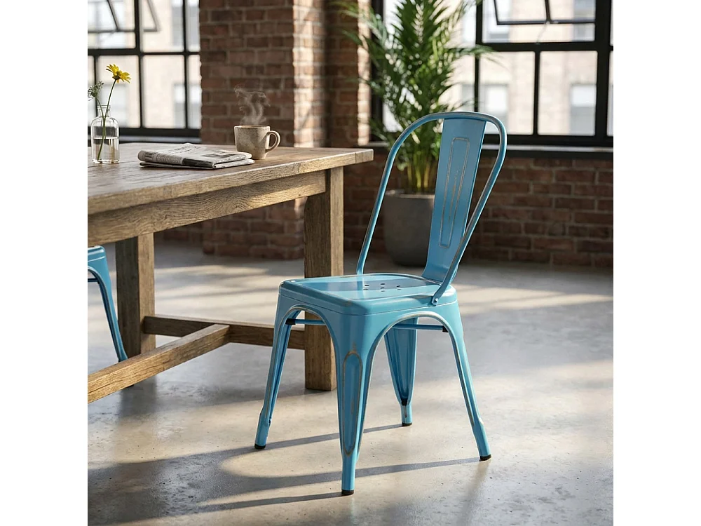 Stuhl LOLA Hellblau | Cosma | Farbe: Azzurro