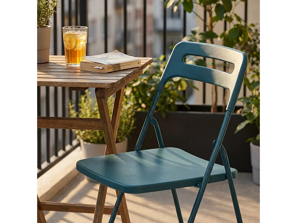 Klappstuhl ELISABETH Petrolgrün | Cosma | Farbe: Vert