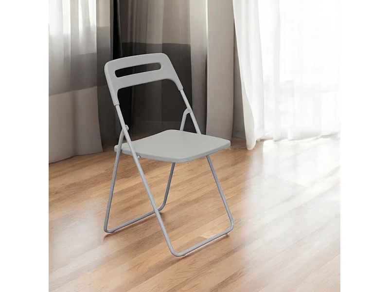 Klappstuhl ELISABETH Hellgrau | Cosma | Farbe: Gris