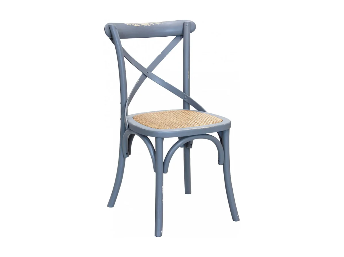 Holzstuhl CROSS Grau | Cosma | Farbe: Gris | Material: Holz