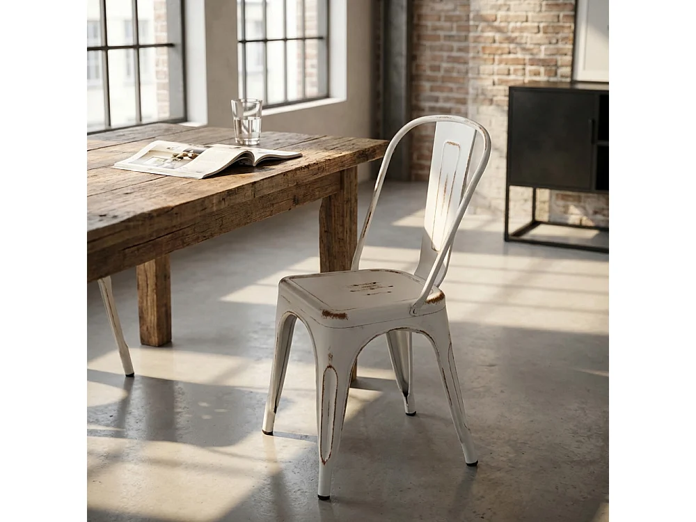 Stuhl LOLA Weiß | Cosma | Farbe: Blanc