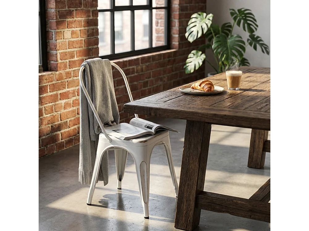 Stuhl LOLA Weiß | Cosma | Farbe: Blanc