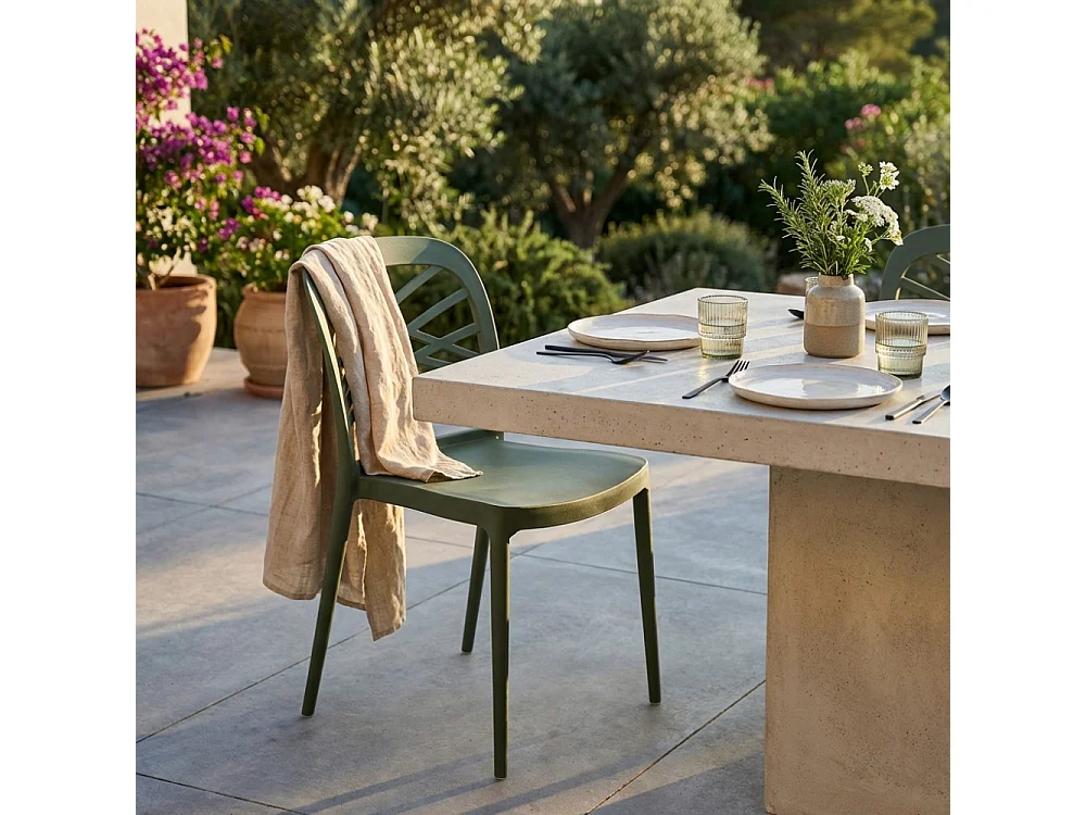 Stuhl HARMONIE Grün | Cosma | Farbe: Vert