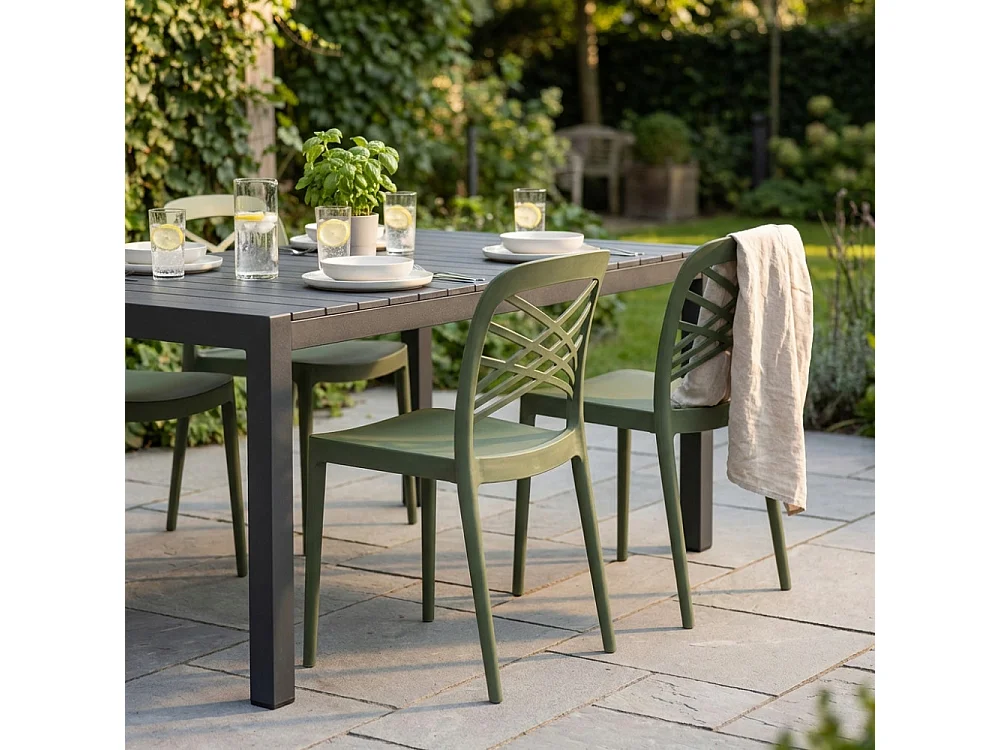 Stuhl HARMONIE Grün | Cosma | Farbe: Vert