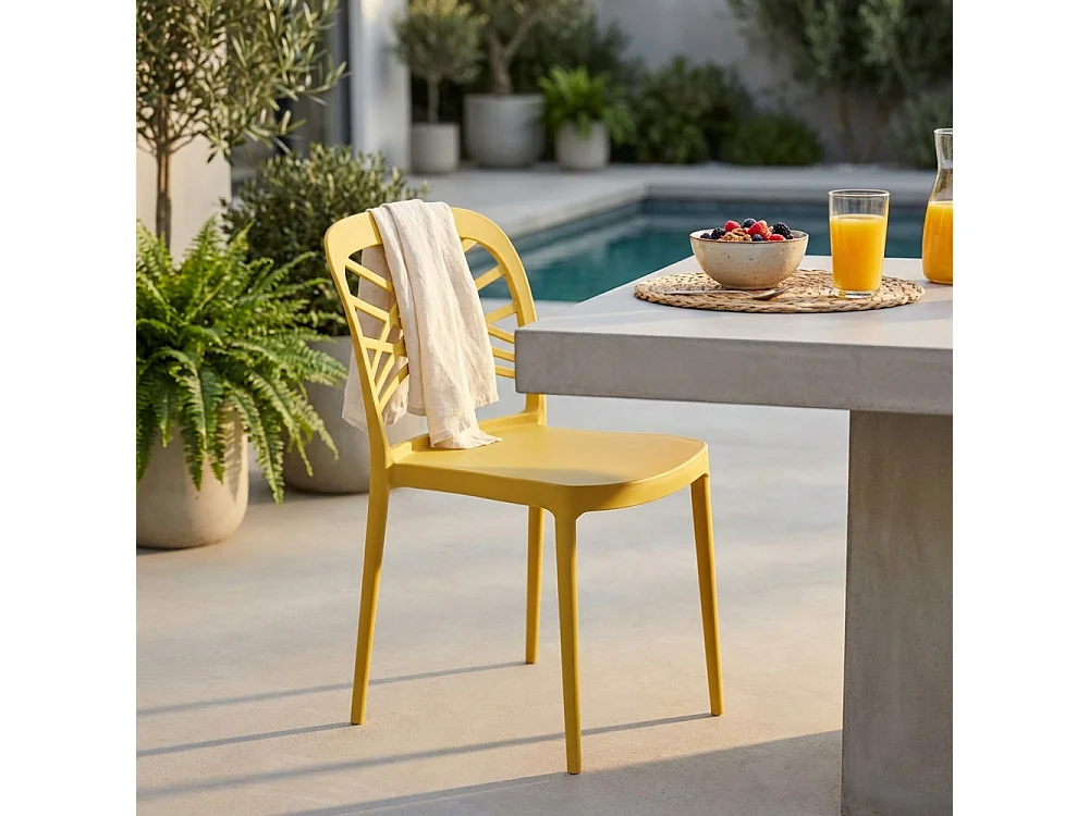 Stuhl HARMONIE Gelb | Cosma | Farbe: nan